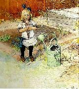 Carl Larsson den underliga dockan oil painting on canvas